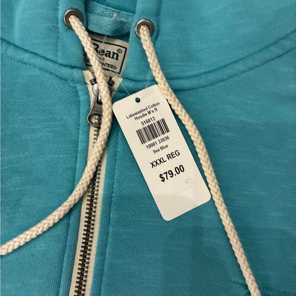 NWT L.L. Bean quarter zip hoodie